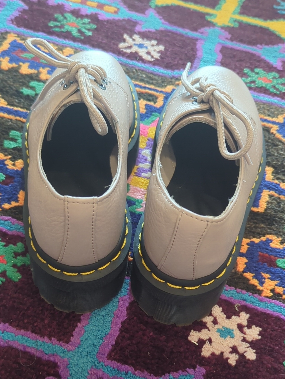 Dr. Martens 1461 QUAD II In Vintage Taupe 📐 6 Women's - Picture 3 of 5